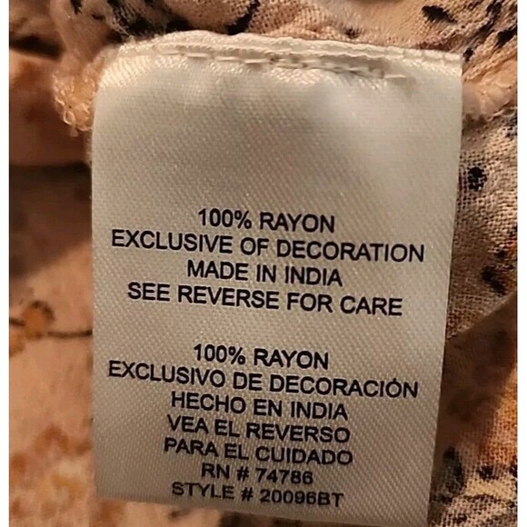 Patrons Of Peace Womens Medium Tops Lot Of 2 Sleevless Floral Boho Cottage Core - Picture 10 of 16